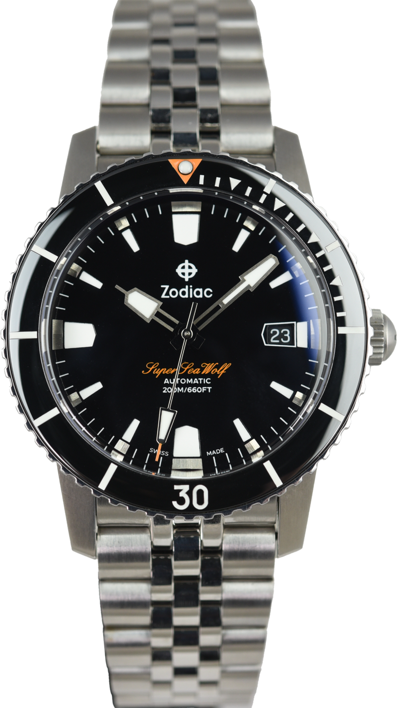 Zodiac Super Sea Wolf Compression Diver Z09288 (Pre-owned Zodiac Super Sea Wolf Compression Diver Z09288 (Pre-owned
