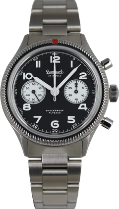 Hanhart Pioneer 417 ES Flyback Reverse Panda 42 (Pre-owned