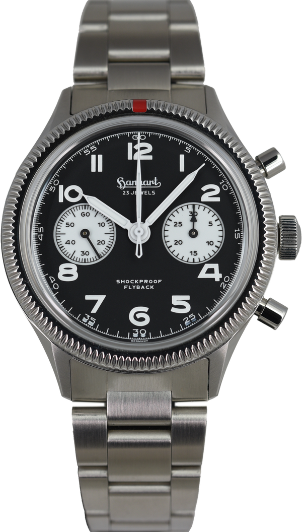 Hanhart Pioneer 417 ES Flyback Reverse Panda 42 (Pre-owned)