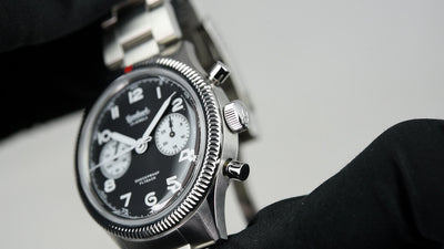 Hanhart Pioneer 417 ES Flyback Reverse Panda 42 (Pre-owned)