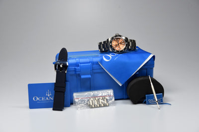Oceaneva Deep Marine Explorer II Titanium Copper BKII200SLSTT (Pre-owned)