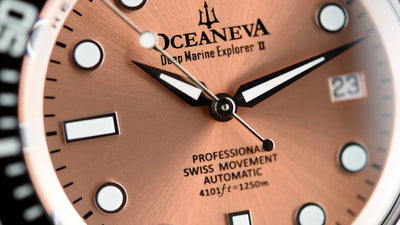 Oceaneva Deep Marine Explorer II Titanium Copper BKII200SLSTT (Pre-owned)