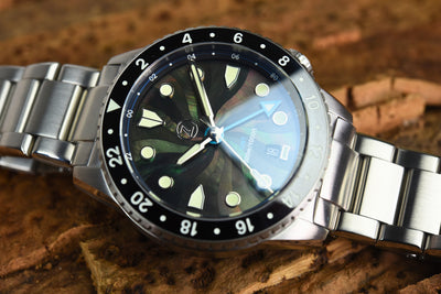 Zelos Mako GMT Mosaic MOP (Pre-owned)