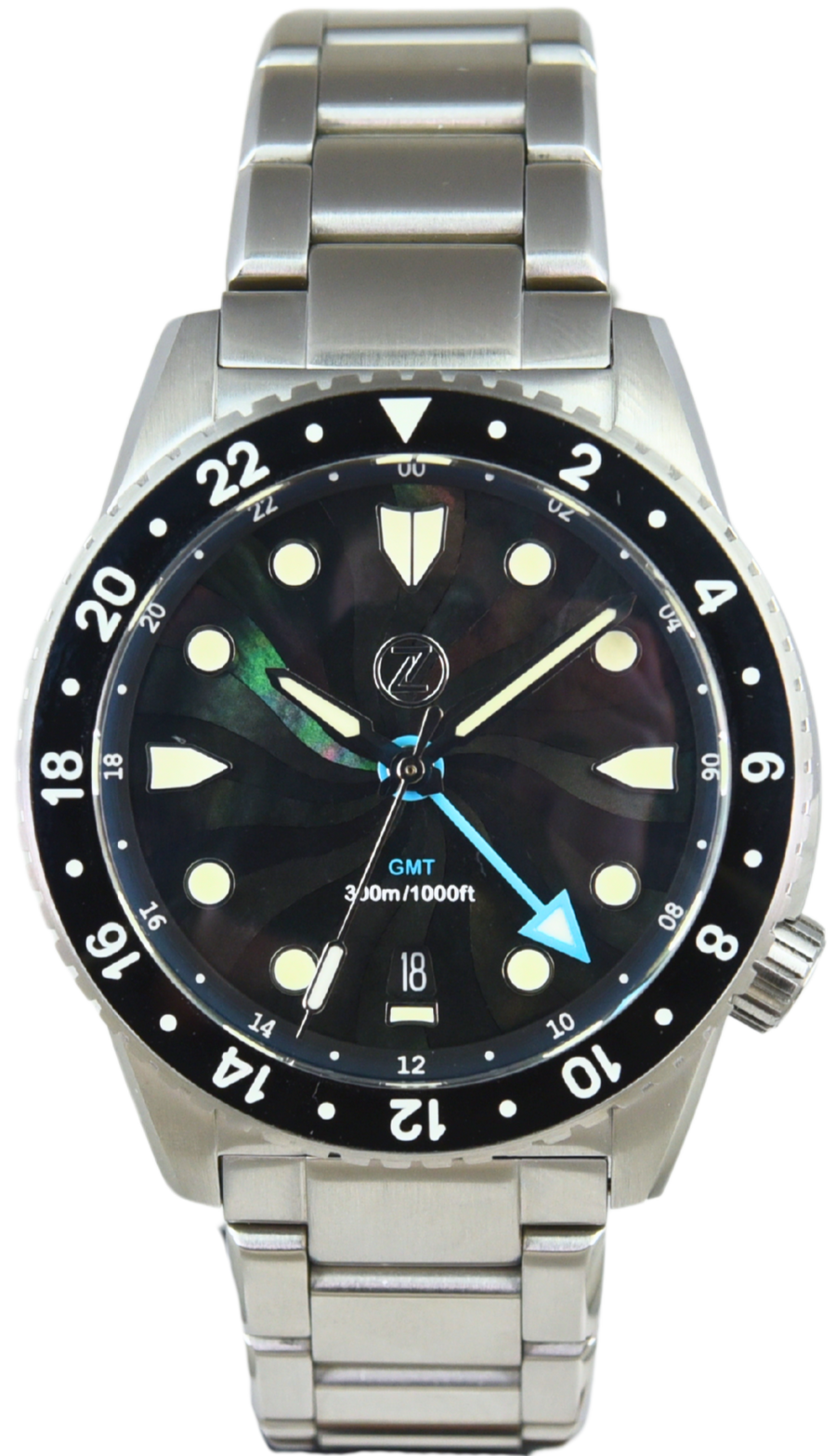 Zelos Mako GMT Mosaic MOP (Pre-owned)