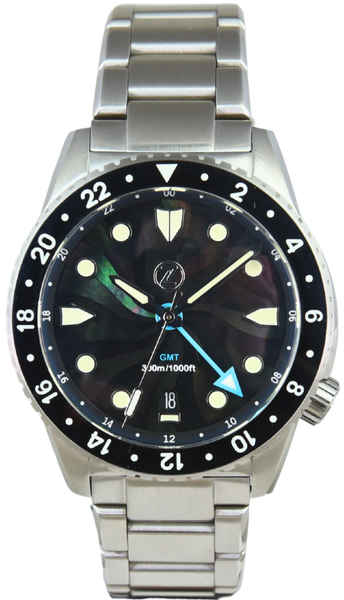 Zelos Mako GMT Mosaic MOP (Pre-owned) - SeriousWatches.com
