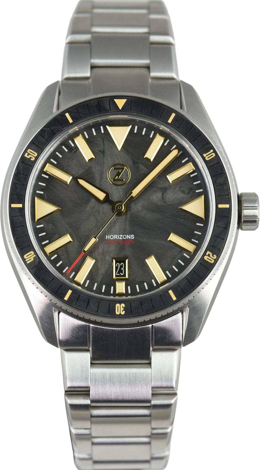 Zelos Horizons 43mm Forged Carbon (Pre-owned)