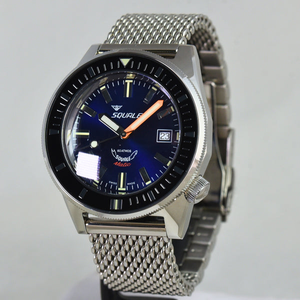 Squale 60 Atmos Squalematic Dark Blue MATICXSB.ME22 (Pre-owned)