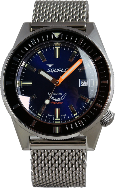 Squale 60 Atmos Squalematic Dark Blue MATICXSB.ME22 (Pre-owned)