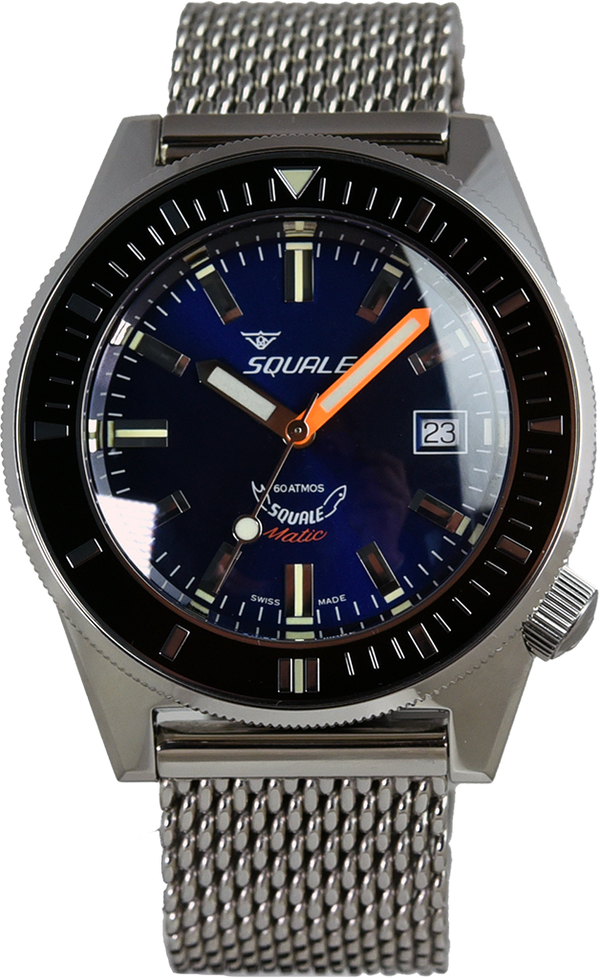 Squale 60 Atmos Squalematic Dark Blue MATICXSB.ME22 (Pre-owned)