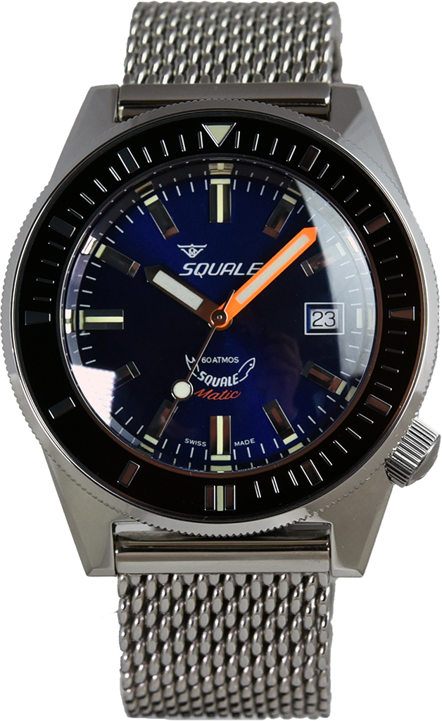 Squale 60 Atmos Squalematic Dark Blue MATICXSB.ME22 (Pre-owned)