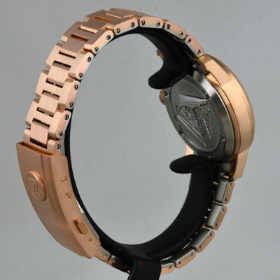Zelos Aurora Field 38mm Bronze Teal MOP (Pre-owned)