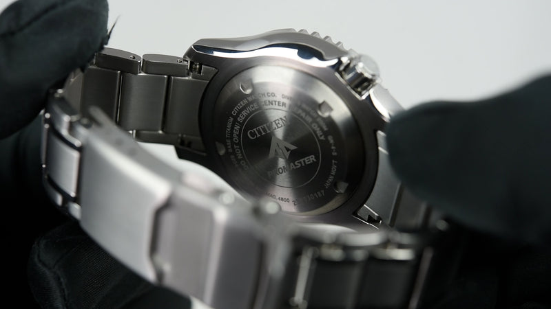 Citizen automatisch titanium duikhorloge NY0100-50XE groen Citizen automatisch titanium duikhorloge NY0100-50XE groen