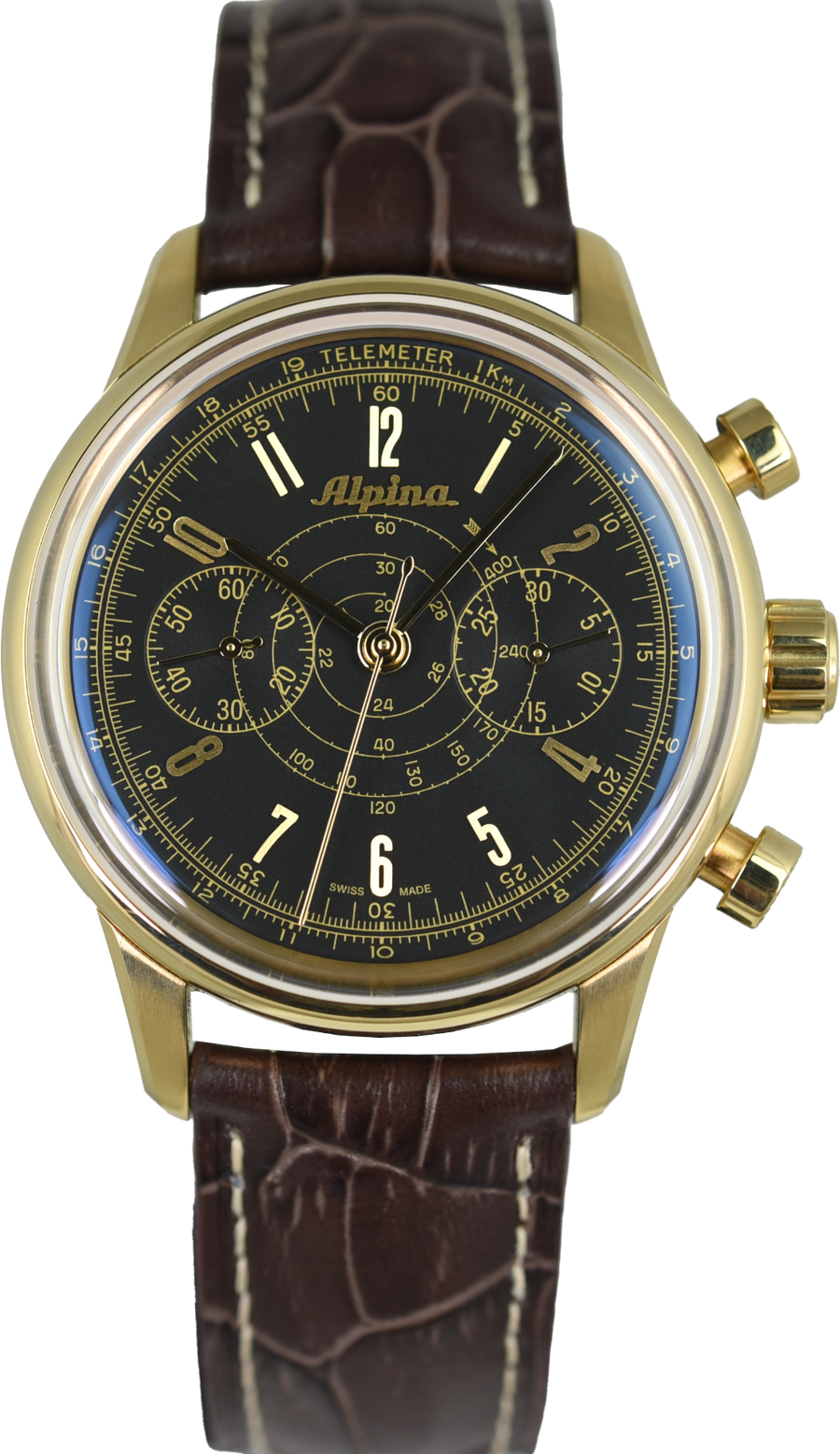 Alpina Geneve 130 Heritage Pilot Chronograph AL-860B4H5 (Pre-owned)