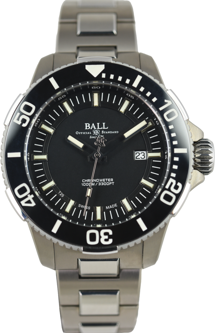 Ball Engineer Hydrocarbon DeepQUEST Ceramic DM3002A-S3CJ-BK (Pre-owned)