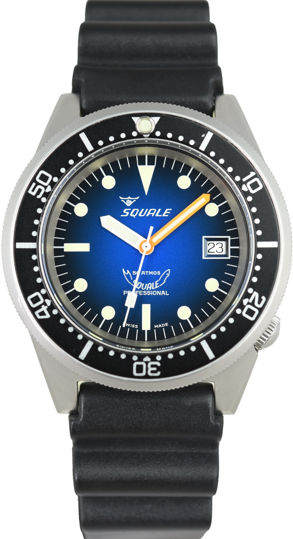 Squale 50 Atmos 1521 Custom Blue Ray Blasted (Pre-owned)
