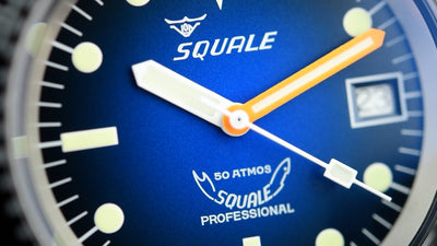 Squale 50 Atmos 1521 Custom Blue Ray Blasted (Pre-owned)