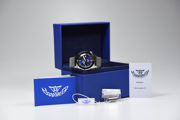Squale 60 Atmos Squalematic Dark Blue MATICXSB.ME22 (Pre-owned)