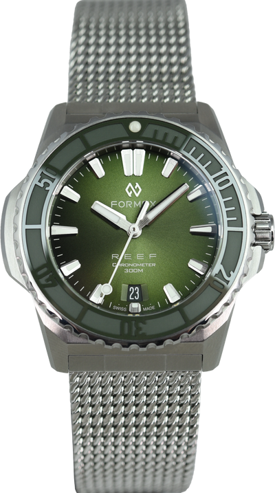 Formex REEF 39.5mm Automatic Chronometer 300m Green (Pre-owned)