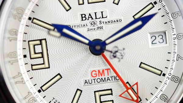 Ball Trainmaster GMT Titanium GM1038D-S10J-WH (Pre-owned)
