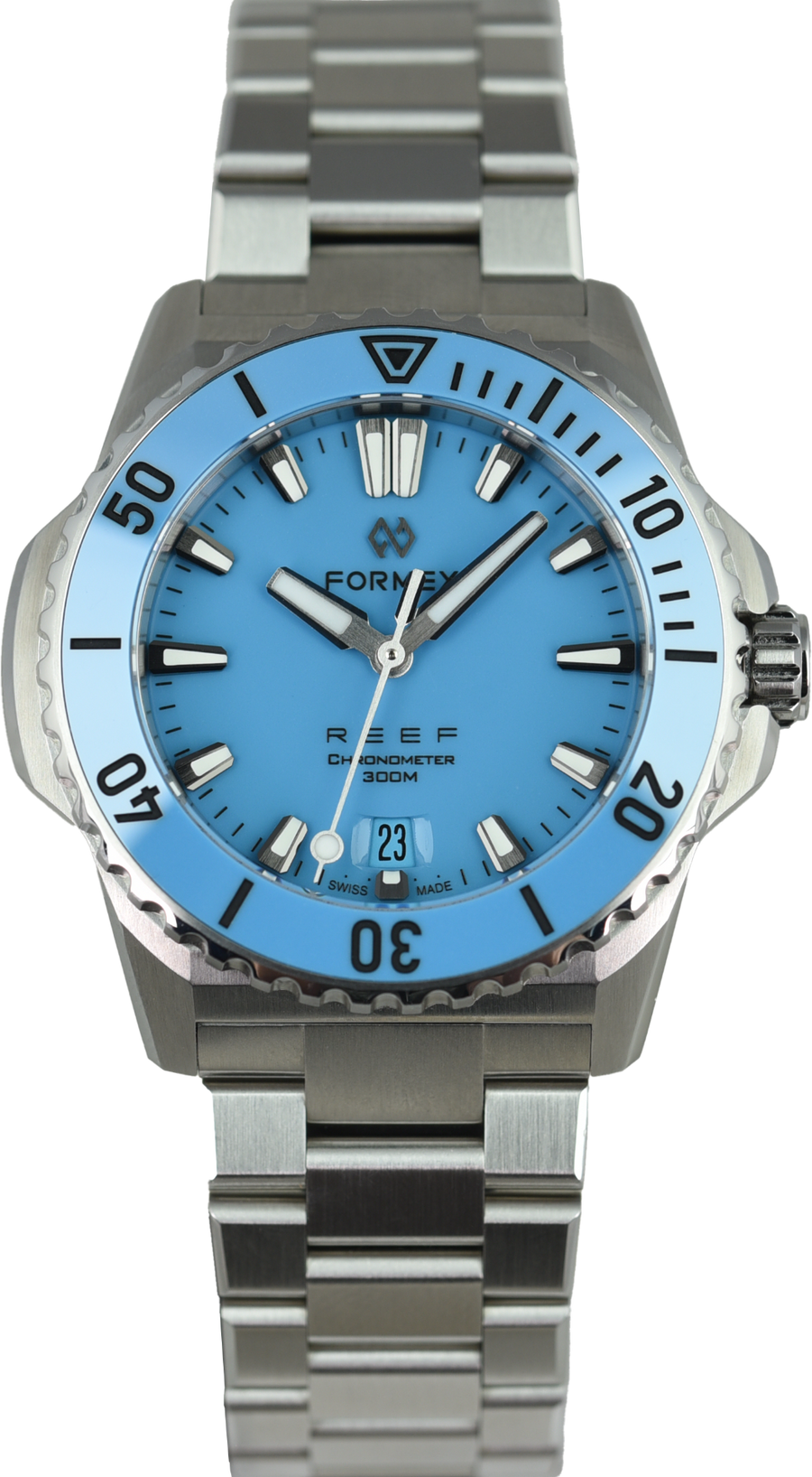 Formex REEF 39.5mm Automatic Chronometer 300m Bahama Blue (Pre-owned)