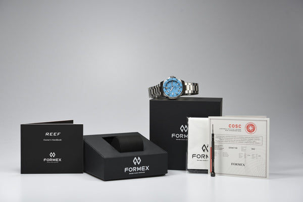 Formex REEF 39.5mm Automatic Chronometer 300m Bahama Blue (Pre-owned)