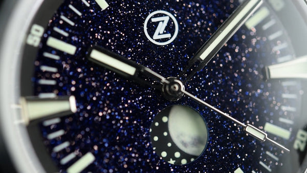 Zelos Aurora Moonphase Aventurine (Pre-owned)