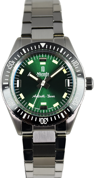 Nivada Grenchen Antarctic Diver Green Limited Edition (Pre-owned)