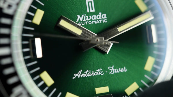 Nivada Grenchen Antarctic Diver Green Limited Edition (Pre-owned)