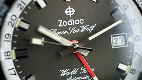 Zodiac Super Sea Wolf GMT World Time ZO9409 Limited Edition (Pre-owned)
