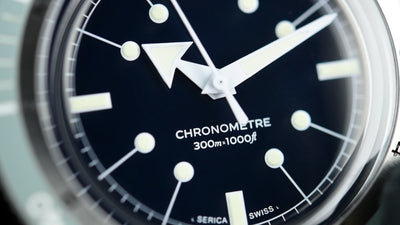 Serica 5303-3 Diving Chronometer Crystal Blue (Pre-owned)