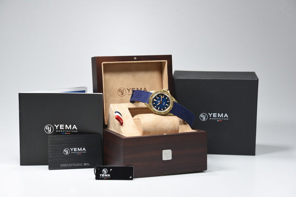 Yema Superman Bronze CMM.10 Blue 11.13.35.ZN.U5 Limited Edition (Pre-owned)