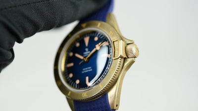 Yema Superman Bronze CMM.10 Blue 11.13.35.ZN.U5 Limited Edition (Pre-owned)
