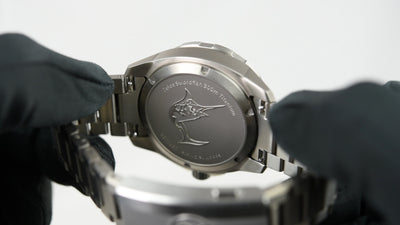 Zelos Swordfish Ti 42mm Blue Mete/TiDamascus (Pre-owned)