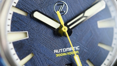 Zelos Swordfish Ti 42mm Blue Mete/TiDamascus (Pre-owned)