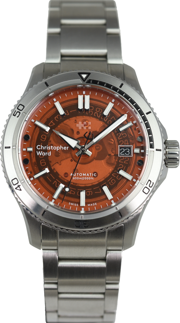 Christopher Ward C60 Sapphire Orange (Pre-owned)