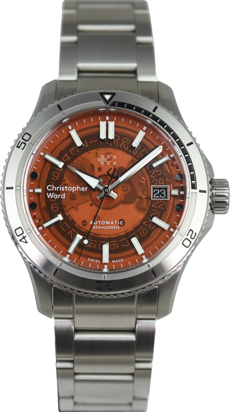 Christopher Ward C60 Sapphire Orange (Pre-owned)