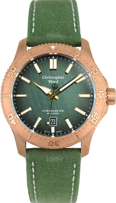Christopher Ward C60 Bronze Ombre Green COSC Limited Edition (Pre