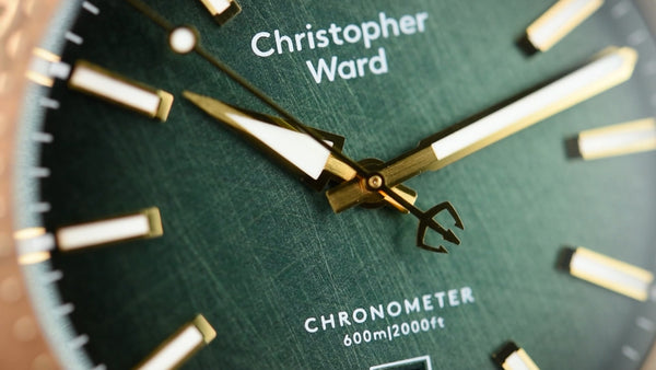 Christopher Ward C60 Bronze Ombre Green COSC Limited Edition (Pre-owned)