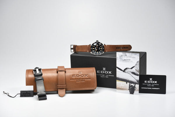 Edox SkyDiver Limited Edition 80126 3N NINB (Pre-owned)