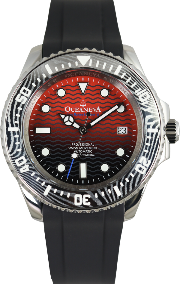 Oceaneva 6000m Deep Marine Explorer VI Grade 5 Titanium VI200RDBKWVDMNT (Pre-owned)