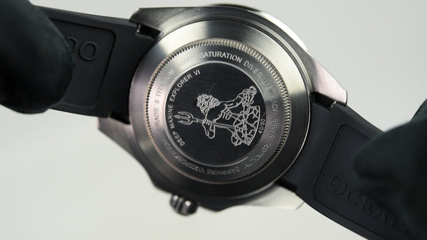Oceaneva 6000m Deep Marine Explorer VI Grade 5 Titanium VI200RDBKWVDMNT (Pre-owned)