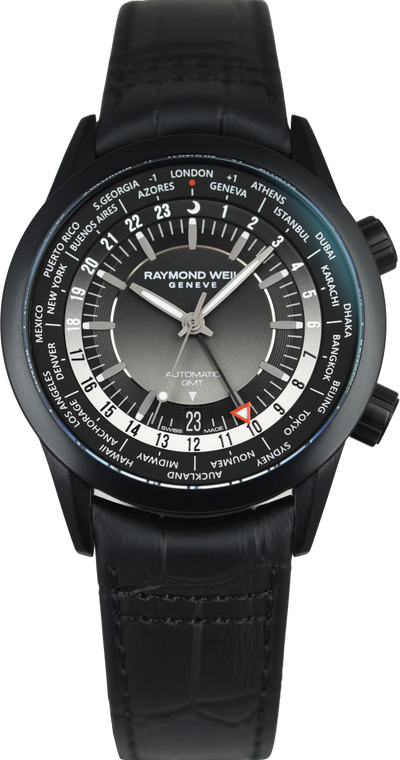 Raymond Weil Freelancer GMT Worldtimer 2765-BKC-20001 (Pre-owned)