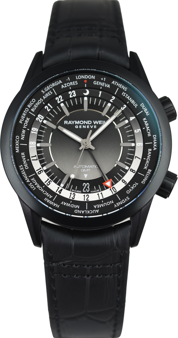 Raymond Weil Freelancer GMT Worldtimer 2765-BKC-20001 (Pre-owned)