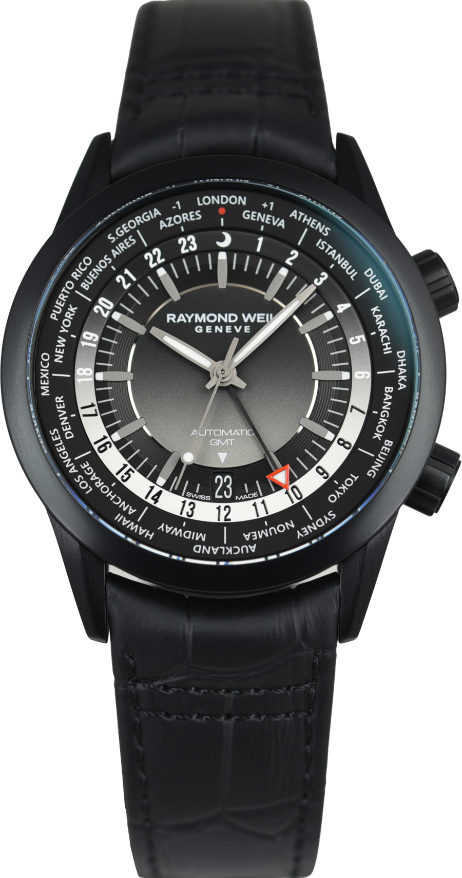 Raymond Weil Freelancer GMT Worldtimer 2765-BKC-20001 (Pre-owned)