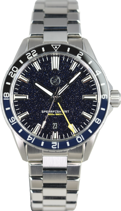 Zelos Spearfish GMT Aventurine (Pre-owned)