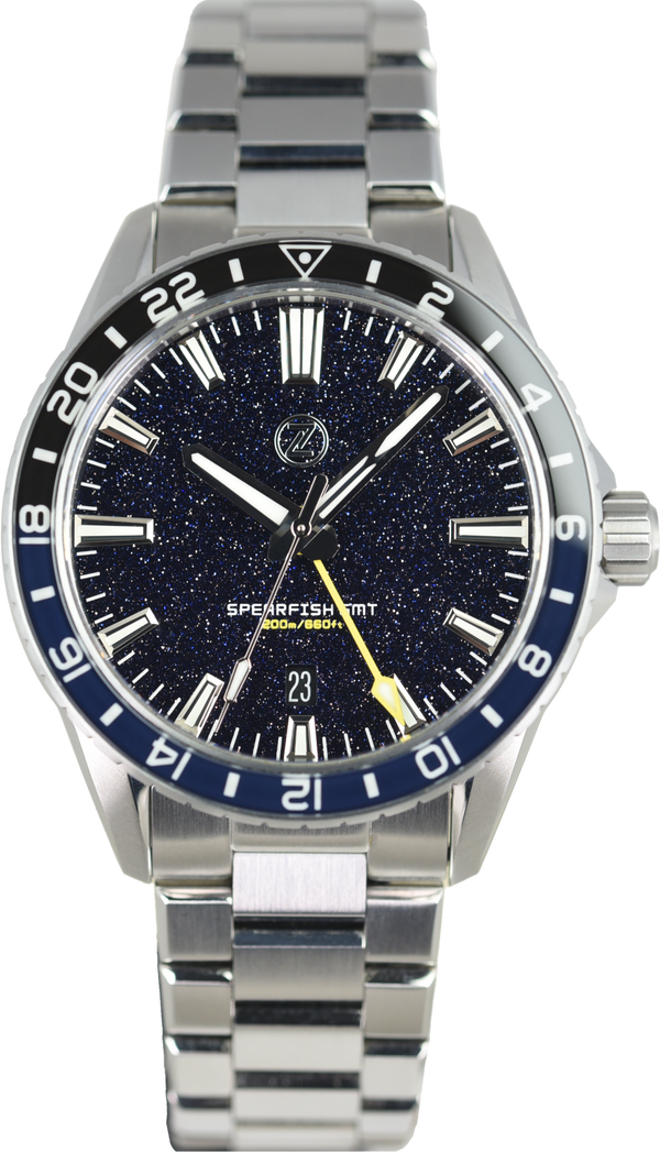 Zelos Spearfish GMT Aventurine (Pre-owned)