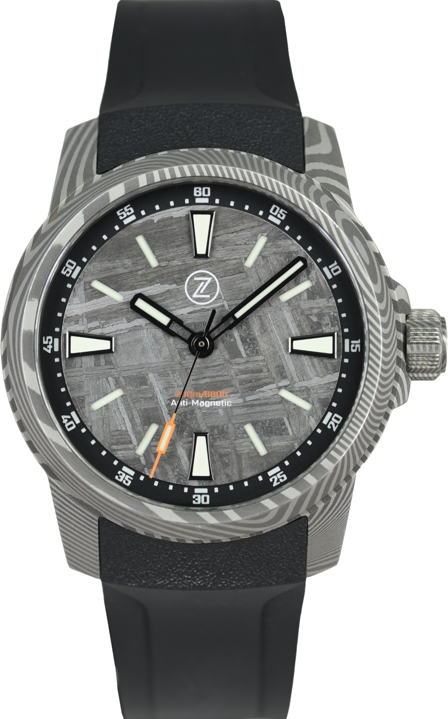 Zelos Aurora Field 38mm Ti Damascus (Pre-owned)