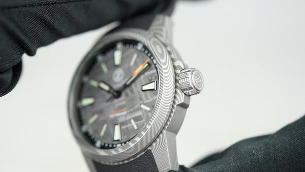 Zelos Aurora Field 38mm Ti Damascus (Pre-owned)