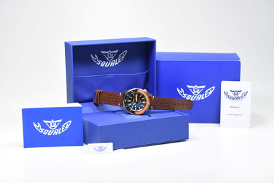 Squale 60 Atmos Squalematic Satin Orange MATICXSG.PTS (Pre-owned)