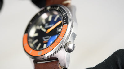 Squale 60 Atmos Squalematic Satin Orange MATICXSG.PTS (Pre-owned)